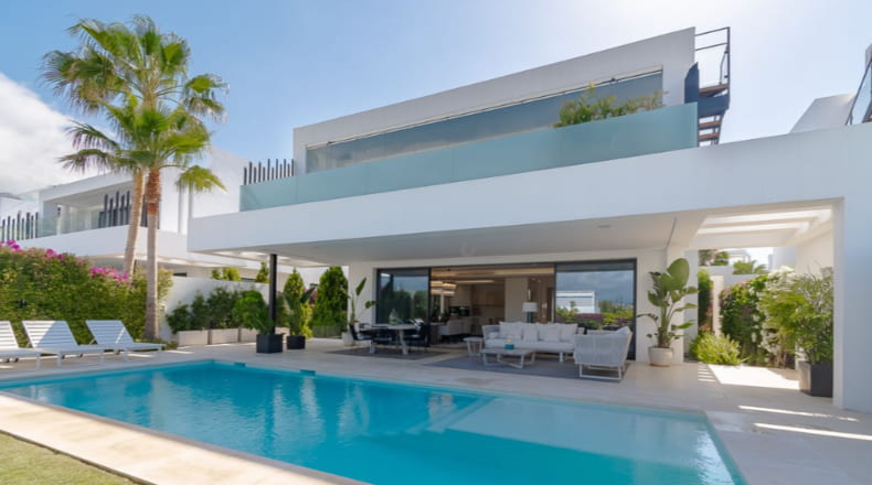 Espectacular villa de diseño contemporáneo