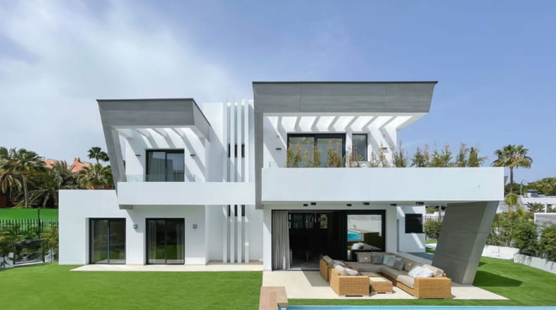 Exclusiva residencia con un diseño moderno
