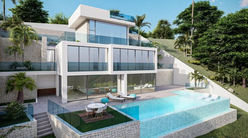 Impresionante villa que encarna la vida de lujo
